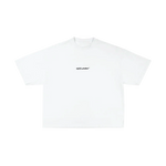 White Logo Tee
