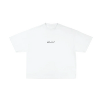 White Logo Tee